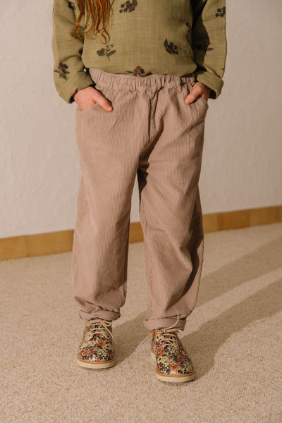 【STUDIO BOHEME】【9月上旬発送】CARROT PANTS LIGHT MAUVE パンツ 12m,18m,24m,36m,4y（Sub Image-9） | Coucoubebe/ククベベ
