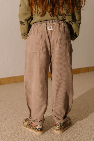 【STUDIO BOHEME】【9月上旬発送】CARROT PANTS LIGHT MAUVE パンツ 12m,18m,24m,36m,4y（Sub Image-11） | Coucoubebe/ククベベ