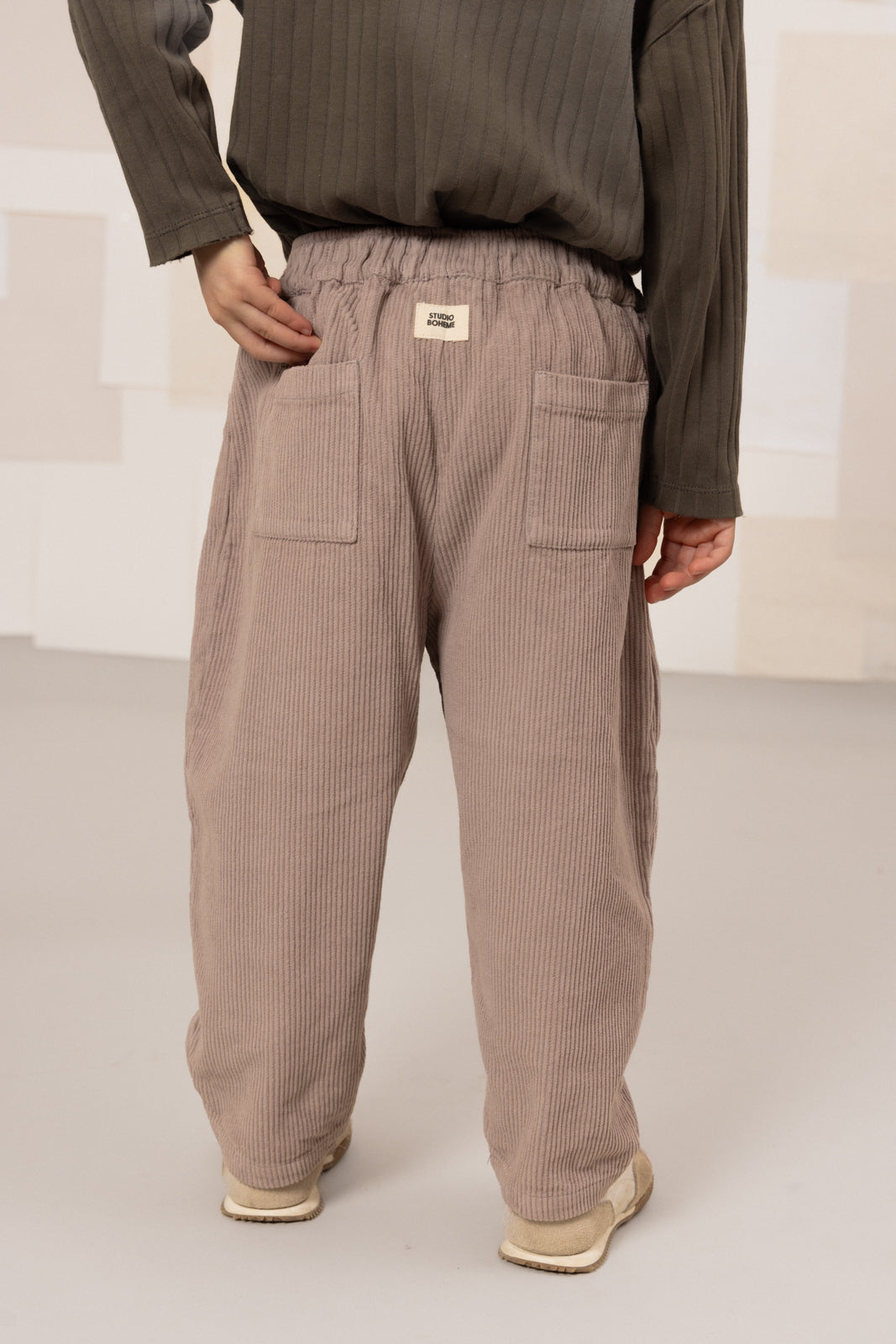 【STUDIO BOHEME】【9月上旬発送】CARROT PANTS LIGHT MAUVE パンツ 12m,18m,24m,36m,4y  | Coucoubebe/ククベベ