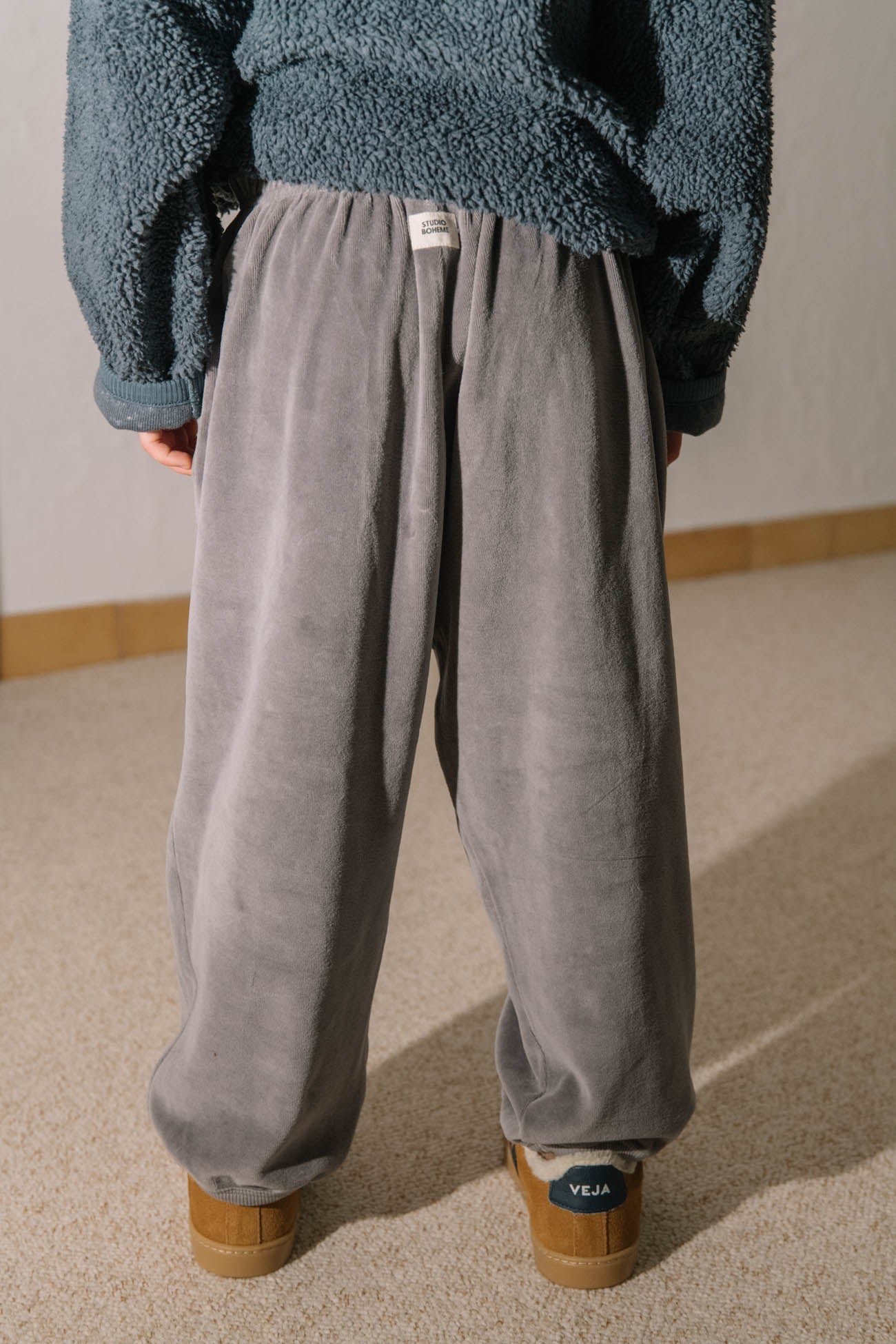 【STUDIO BOHEME】【9月上旬発送】PORGY PANTS GREY FLANNEL パンツ 12m,18m,24m,36m,4y  | Coucoubebe/ククベベ