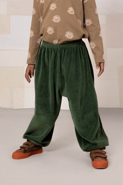 【STUDIO BOHEME】【9月上旬発送】PORGY PANTS GREEN CILANTRO パンツ 12m,18m,24m,36m,4y（Sub Image-2） | Coucoubebe/ククベベ