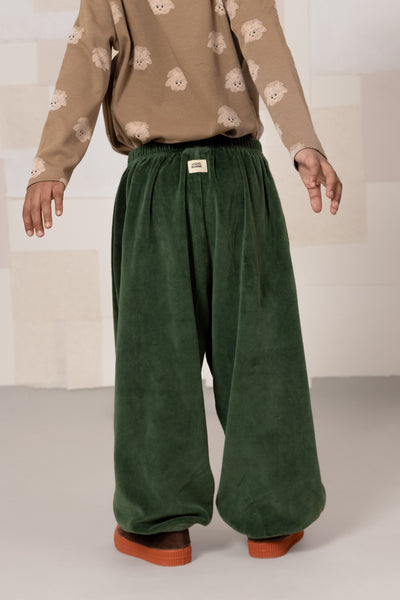 【STUDIO BOHEME】【9月上旬発送】PORGY PANTS GREEN CILANTRO パンツ 12m,18m,24m,36m,4y（Sub Image-3） | Coucoubebe/ククベベ