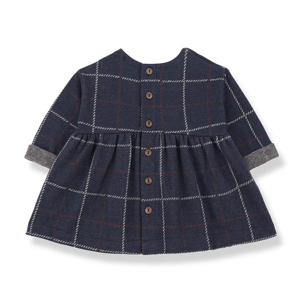 【1＋in the family】PATRICIA dress dark-blue ワンピース 12m,18m,24m,36m  | Coucoubebe/ククベベ