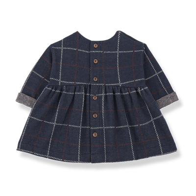 【1＋in the family】PATRICIA dress dark-blue ワンピース 12m,18m,24m,36m（Sub Image-2） | Coucoubebe/ククベベ