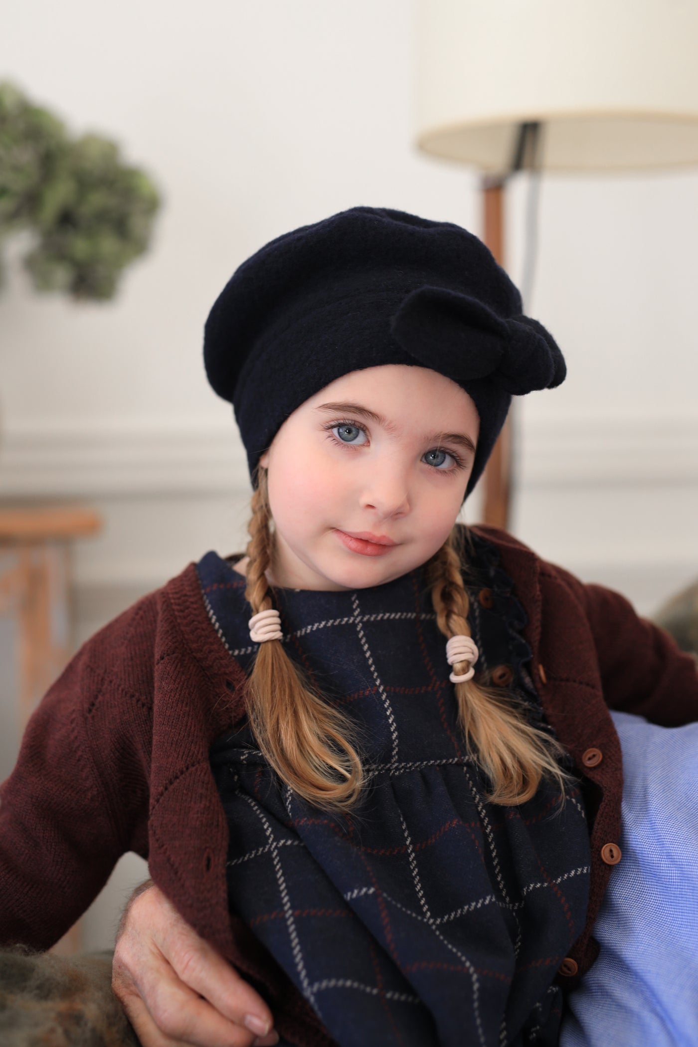 【1＋in the family】PATRICIA dress dark-blue ワンピース 12m,18m,24m,36m  | Coucoubebe/ククベベ