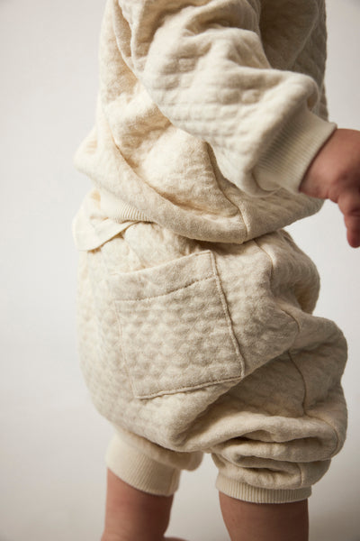 【COZMO】Quilted baby sweatshirt Ivory スウェット 12m,18m,24m（Sub Image-2） | Coucoubebe/ククベベ