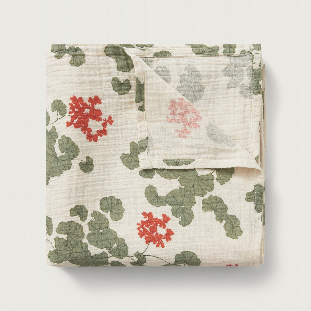 【garbo&friends】Pelargonium Muslin Swaddle Blanket ブランケット  | Coucoubebe/ククベベ
