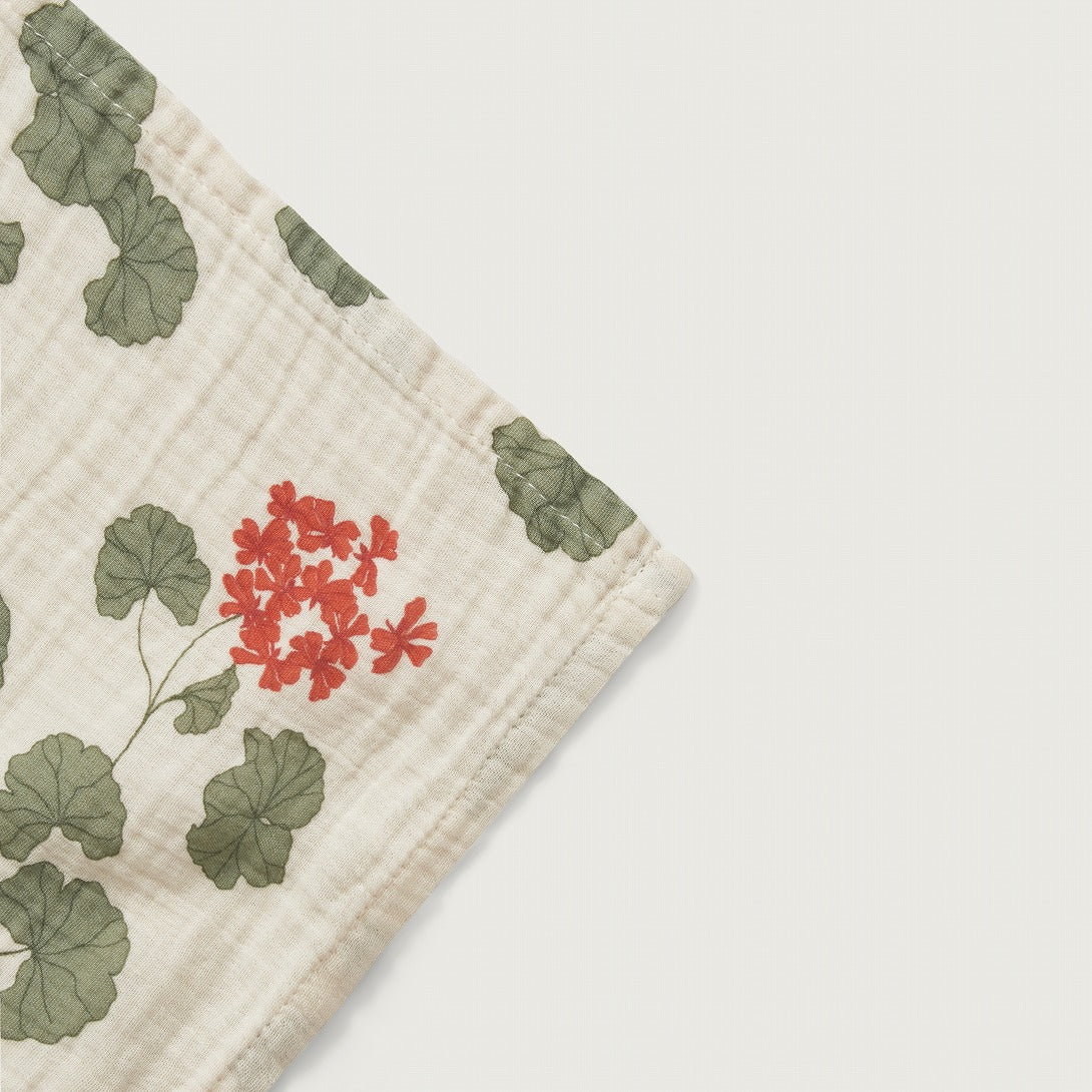 【garbo&friends】Pelargonium Muslin Swaddle Blanket ブランケット  | Coucoubebe/ククベベ