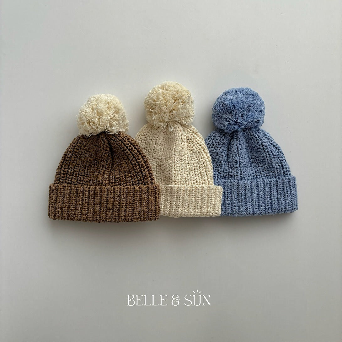 【BELLE&SUN】【30%OFF】Beanie Textured Cedar ニット帽 3-12m,1-2y,3-4y  | Coucoubebe/ククベベ