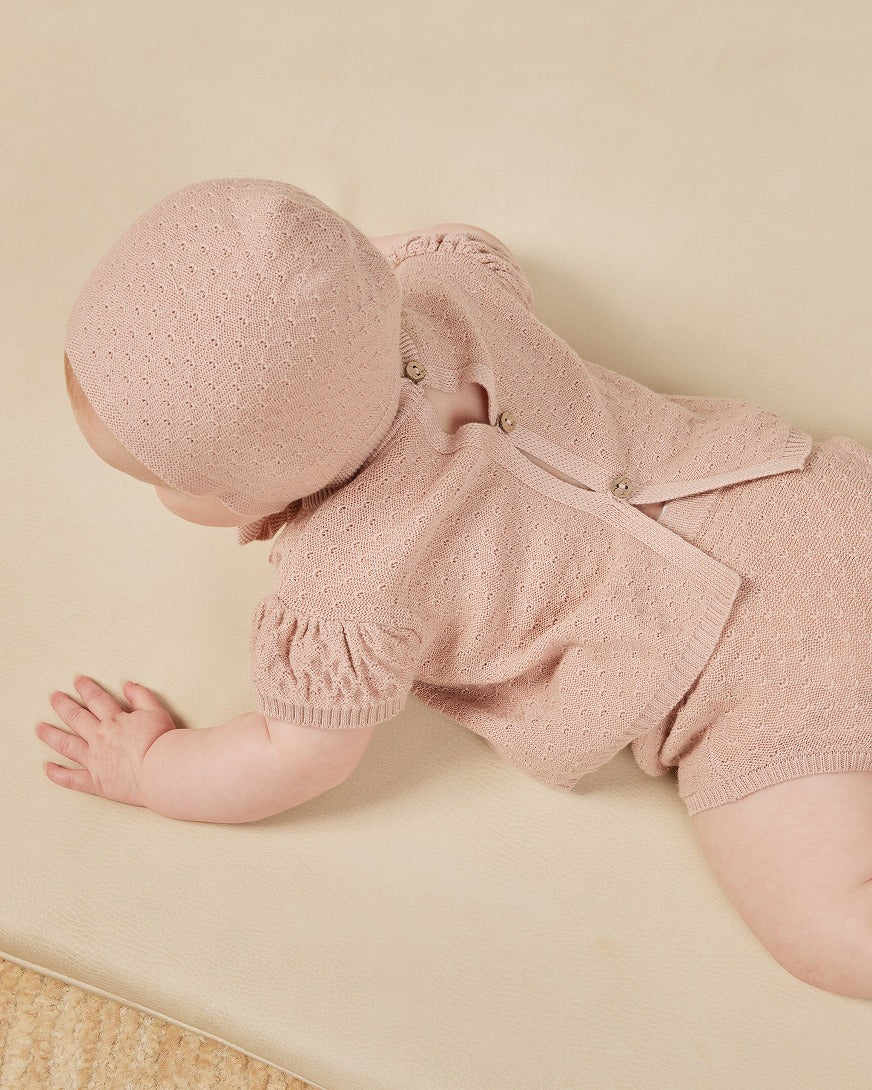 【QUINCY MAE】【30%OFF】PENNY KNIT SET BLUSH セットアップ 12-18m,18-24m,2-3y  | Coucoubebe/ククベベ