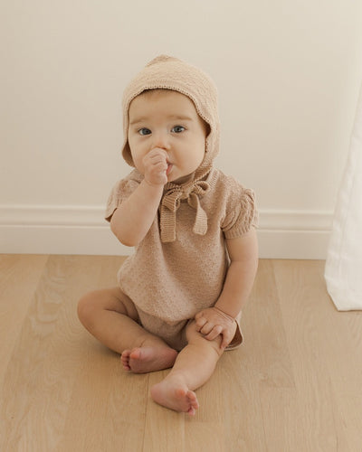 【QUINCY MAE】【30%OFF】PENNY KNIT SET BLUSH セットアップ 12-18m,18-24m,2-3y（Sub Image-4） | Coucoubebe/ククベベ
