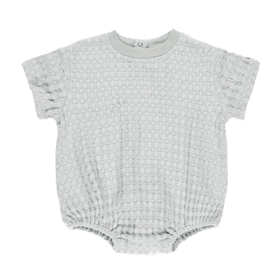 【QUINCY MAE】RELAXED BUBBLE ROMPER SKY ロンパース 6-12m,12-18m,18-24m（Sub Image-1） | Coucoubebe/ククベベ