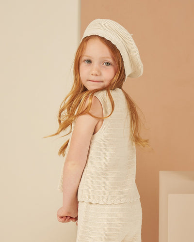 【Rylee&Cru】【30%OFF】KNIT VEST NATURAL ベスト 2-3y,4-5y（Sub Image-3） | Coucoubebe/ククベベ
