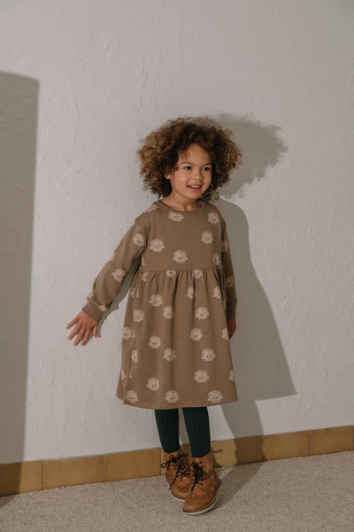 【STUDIO BOHEME】【9月上旬発送】HOY DRESS MOCHA/DOGS ワンピース 18m,24m（Sub Image-3） | Coucoubebe/ククベベ