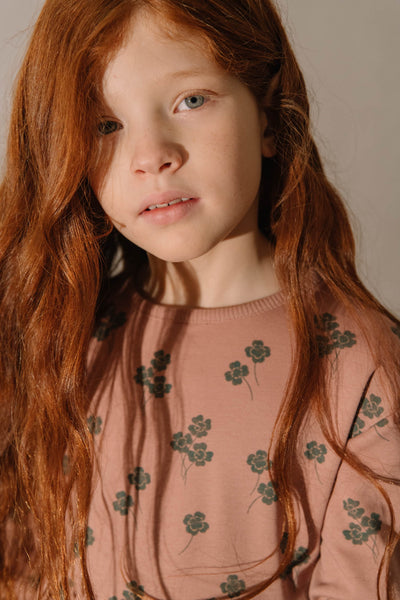 【STUDIO BOHEME】【9月上旬発送】HOY DRESS ROSEWOOD/CLOVERS ワンピース 18m,24m,36m,4y（Sub Image-5） | Coucoubebe/ククベベ