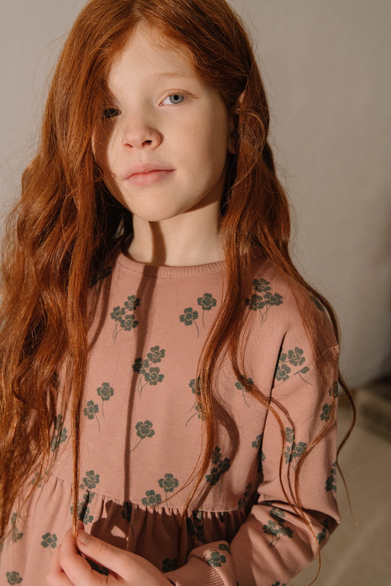【STUDIO BOHEME】【9月上旬発送】HOY DRESS ROSEWOOD/CLOVERS ワンピース 18m,24m,36m,4y  | Coucoubebe/ククベベ