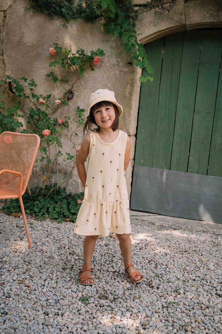 【STUDIO BOHEME】【予約】DRESS PLAYA VANILLA ワンピース 18m,24m,36m,4y  | Coucoubebe/ククベベ