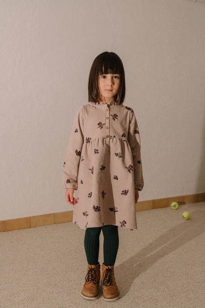 【STUDIO BOHEME】【9月上旬発送】VERMONT DRESS LIGHT MAUVE/BLACKBERRIES ワンピース 18m,24m,36m,4y（Sub Image-4） | Coucoubebe/ククベベ