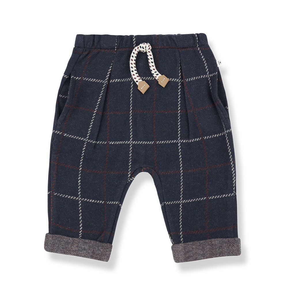 【1＋in the family】ROBIN pants dark-blue パンツ 12m,18m,24m,36m,48m  | Coucoubebe/ククベベ