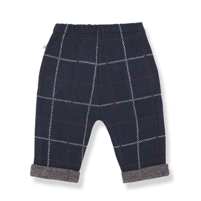 【1＋in the family】ROBIN pants dark-blue パンツ 12m,18m,24m,36m,48m（Sub Image-2） | Coucoubebe/ククベベ