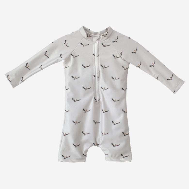 【son and daughter】Rowe Rash Guard Romper 水着 6-12m,1-2y  | Coucoubebe/ククベベ