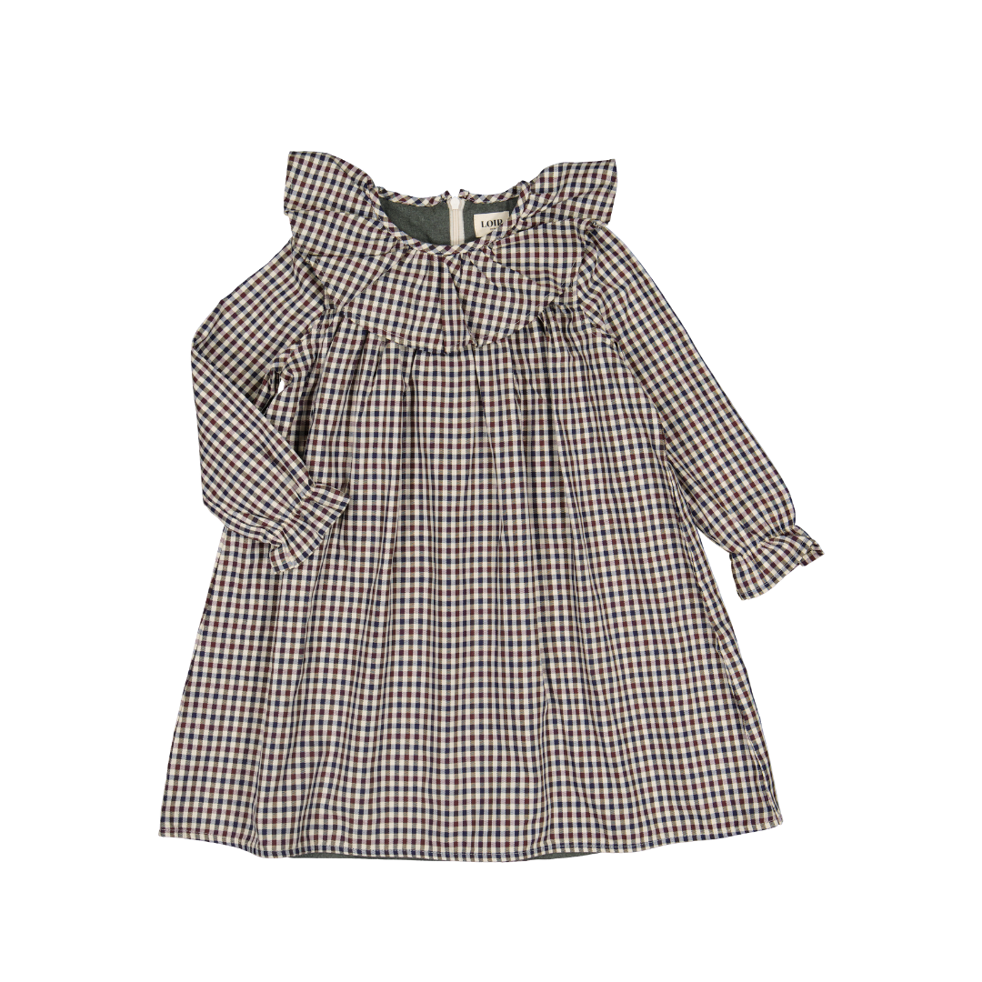 【LOIR Paris】Robe MARY Vichy ワンピース 18m,24m,36m  | Coucoubebe/ククベベ