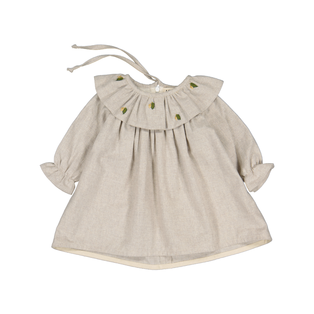 【LOIR Paris】Robe MARY brodée crème ワンピース 18m,24m,36m,4y  | Coucoubebe/ククベベ