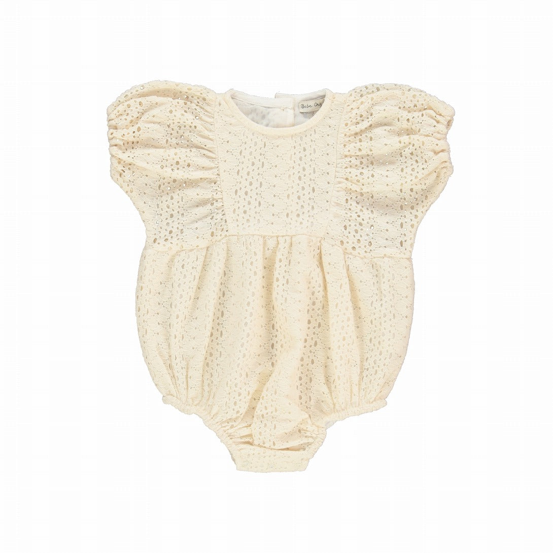 【Bebe Organic】Ronja Romper Whisper ロンパース 12m,18m,24m  | Coucoubebe/ククベベ