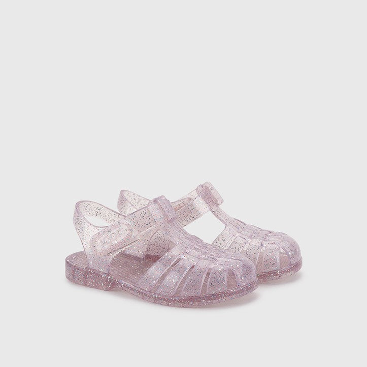 【igor】【予約】CLASICA CRISTAL TR.ROSA MULTI GLITTER サンダル size21-26  | Coucoubebe/ククベベ