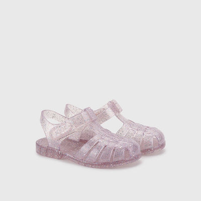 【igor】【予約】CLASICA CRISTAL TR.ROSA MULTI GLITTER サンダル size21-26（Sub Image-1） | Coucoubebe/ククベベ