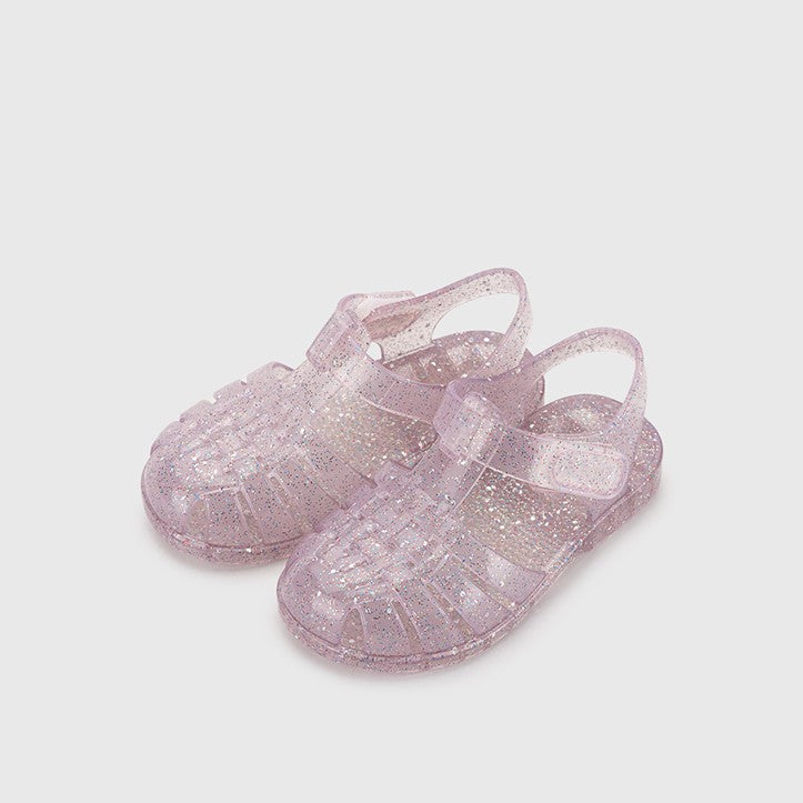 【igor】【予約】CLASICA CRISTAL TR.ROSA MULTI GLITTER サンダル size21-26  | Coucoubebe/ククベベ