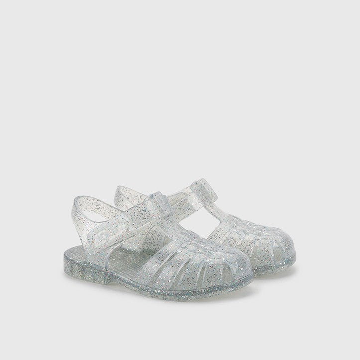 【igor】【予約】CLASICA CRISTAL TR.TRANS. MULTI GLITTER サンダル size21-26  | Coucoubebe/ククベベ