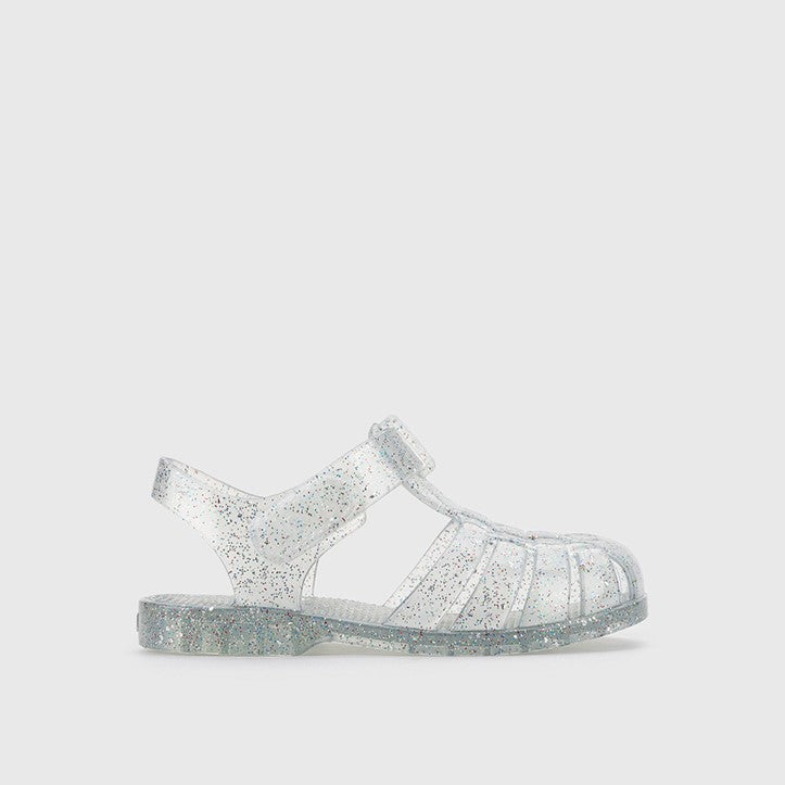 【igor】【予約】CLASICA CRISTAL TR.TRANS. MULTI GLITTER サンダル size21-26  | Coucoubebe/ククベベ