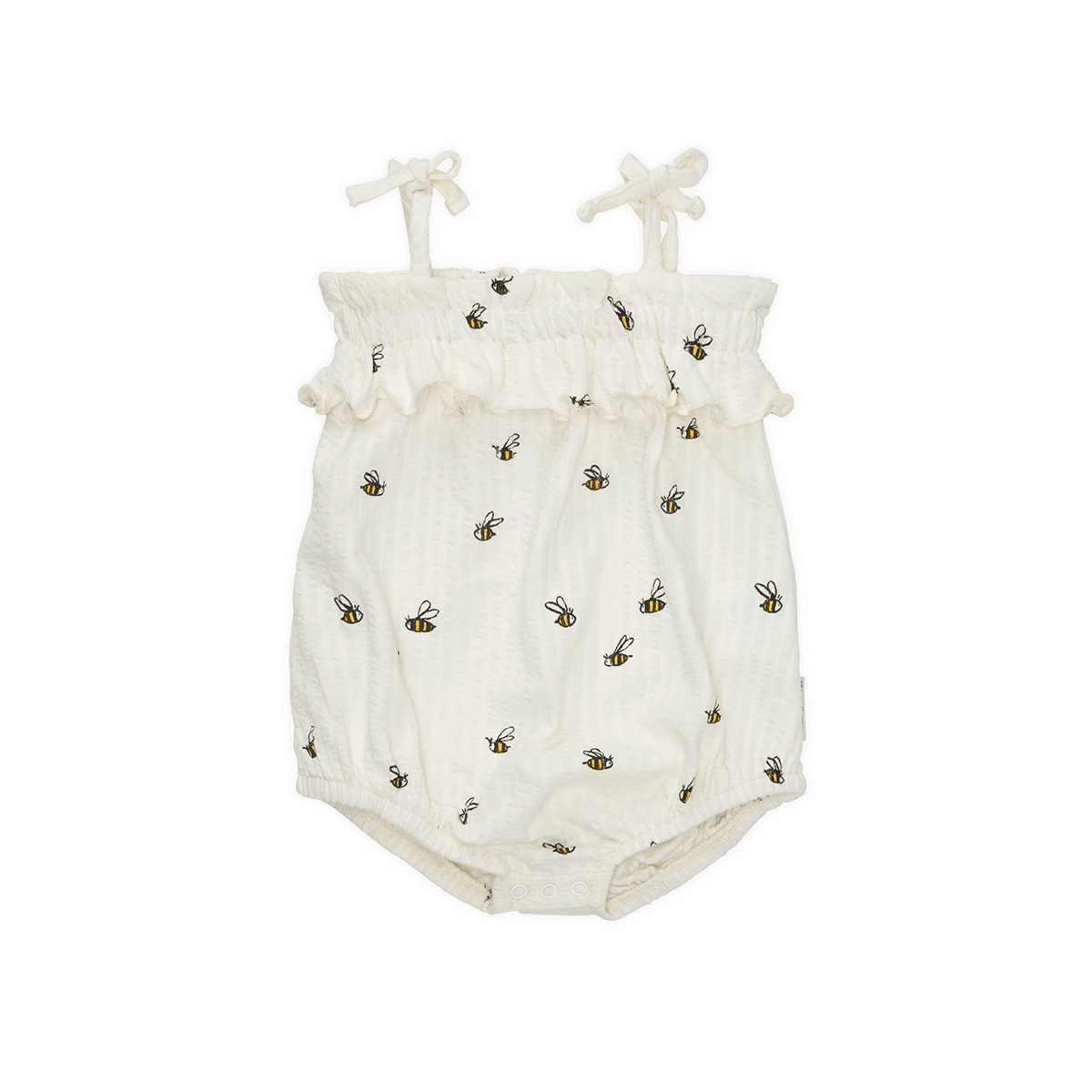 【SPROET&SPROUT】Strap romper beez print off-white ロンパース 12M,18M  | Coucoubebe/ククベベ