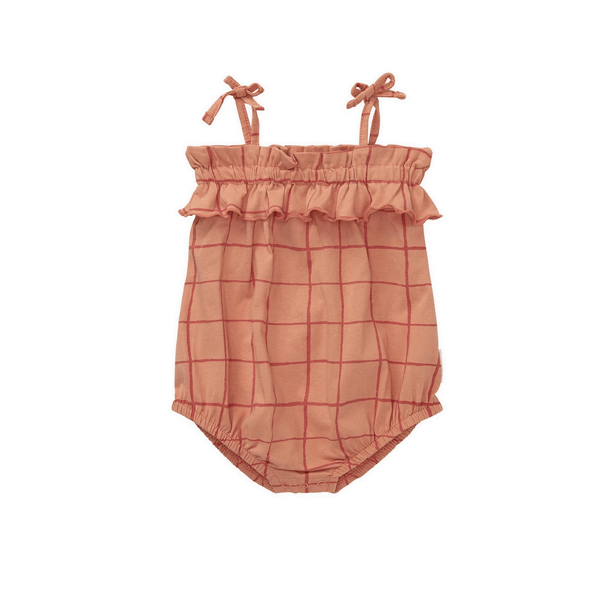 【SPROET&SPROUT】Strap romper check print Blush ロンパース 12M,18M  | Coucoubebe/ククベベ