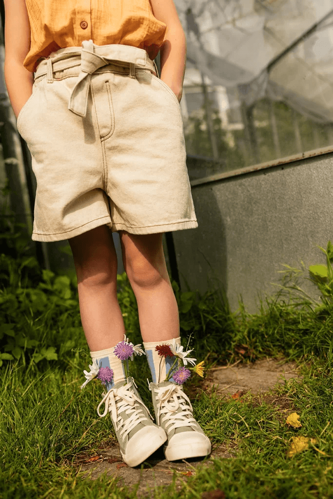 【SPROET&SPROUT】Socks stripes breezy blue 靴下 9-18M,1.5-3Y,10-12Y  | Coucoubebe/ククベベ