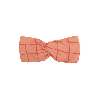 【SPROET&SPROUT】Turband headband check Blush ヘッドバンド S,M（Sub Image-1） | Coucoubebe/ククベベ