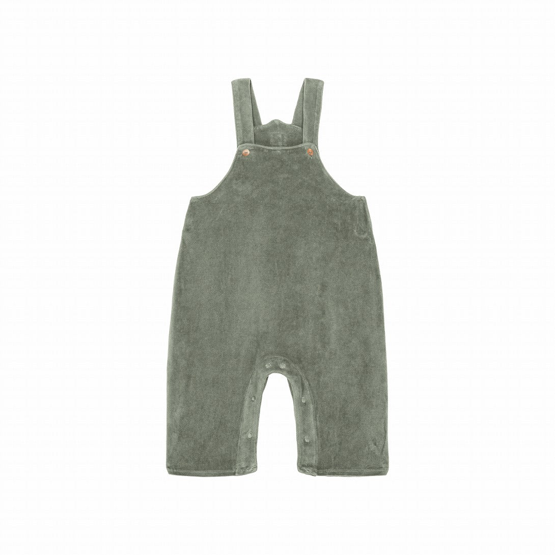 【STUDIO BOHEME】【予約】　OVERALL HOMER GREEN GREY サロペット 12m,18m,24m  | Coucoubebe/ククベベ