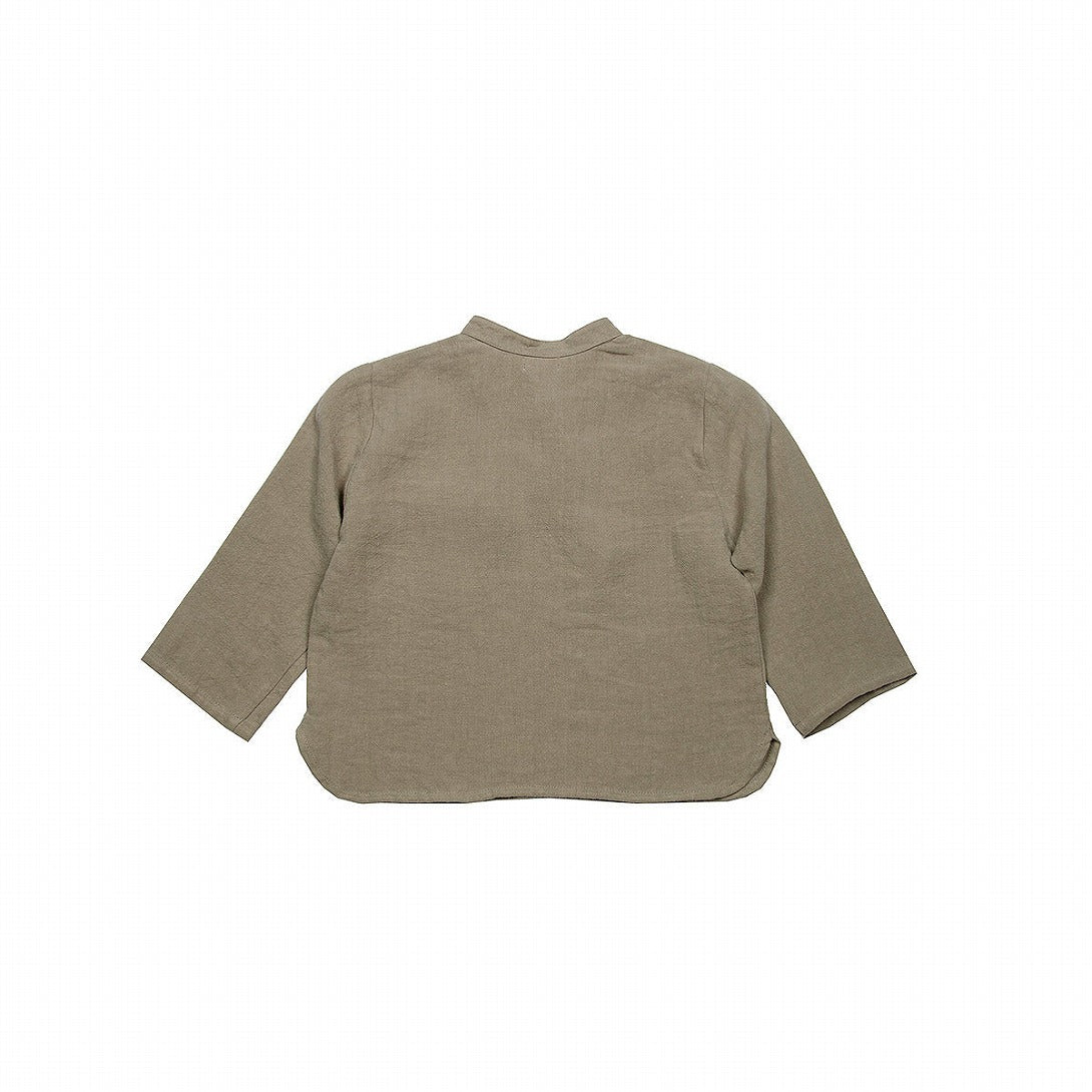【SUUKY】【40%OFF】Suuky Linen Shirt Silver Sage リネンシャツ 2Y,4Y,6Y  | Coucoubebe/ククベベ