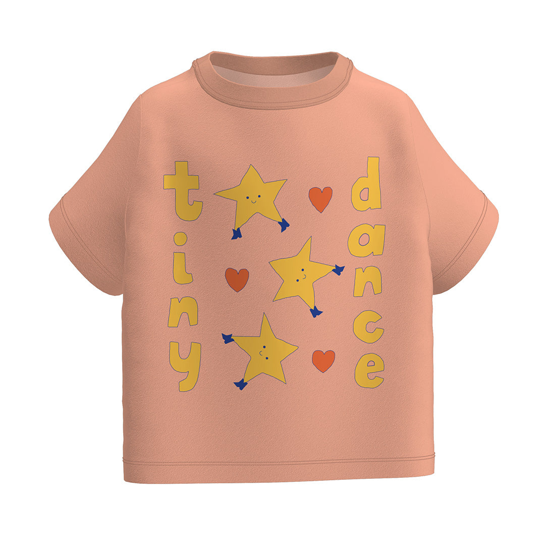 【tinycottons】【30%OFF】TINY DANCE TEE papaya Tシャツ 2y,3y,4y  | Coucoubebe/ククベベ