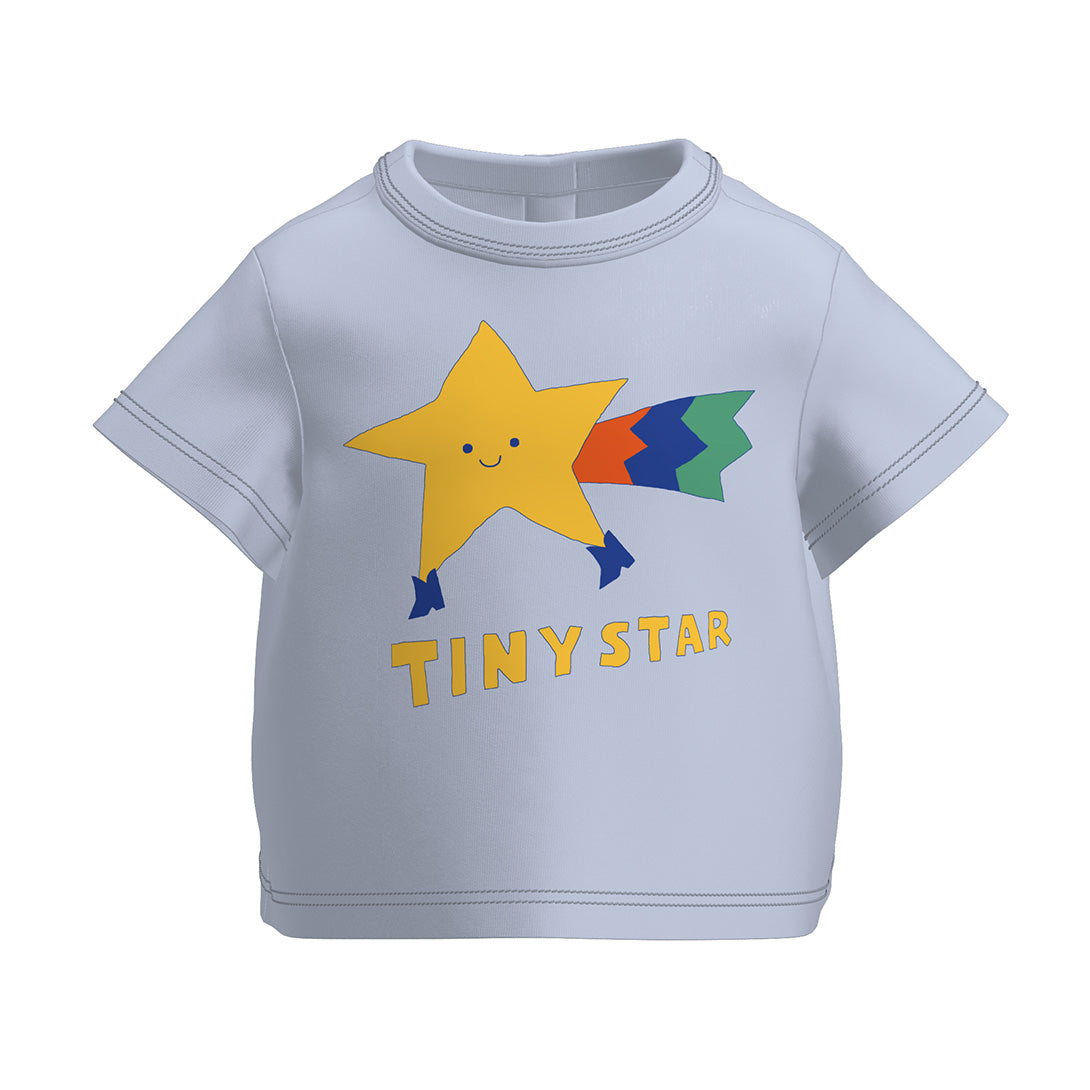【tinycottons】【30%OFF】TINY STAR BABY TEE blue-grey Tシャツ 12m,18m,24m  | Coucoubebe/ククベベ
