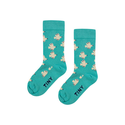 【tinycottons】【30%OFF】DOVES MEDIUM SOCKS emerald 靴下 6/12m,12/24m,2y,4y,6y（Sub Image-3） | Coucoubebe/ククベベ