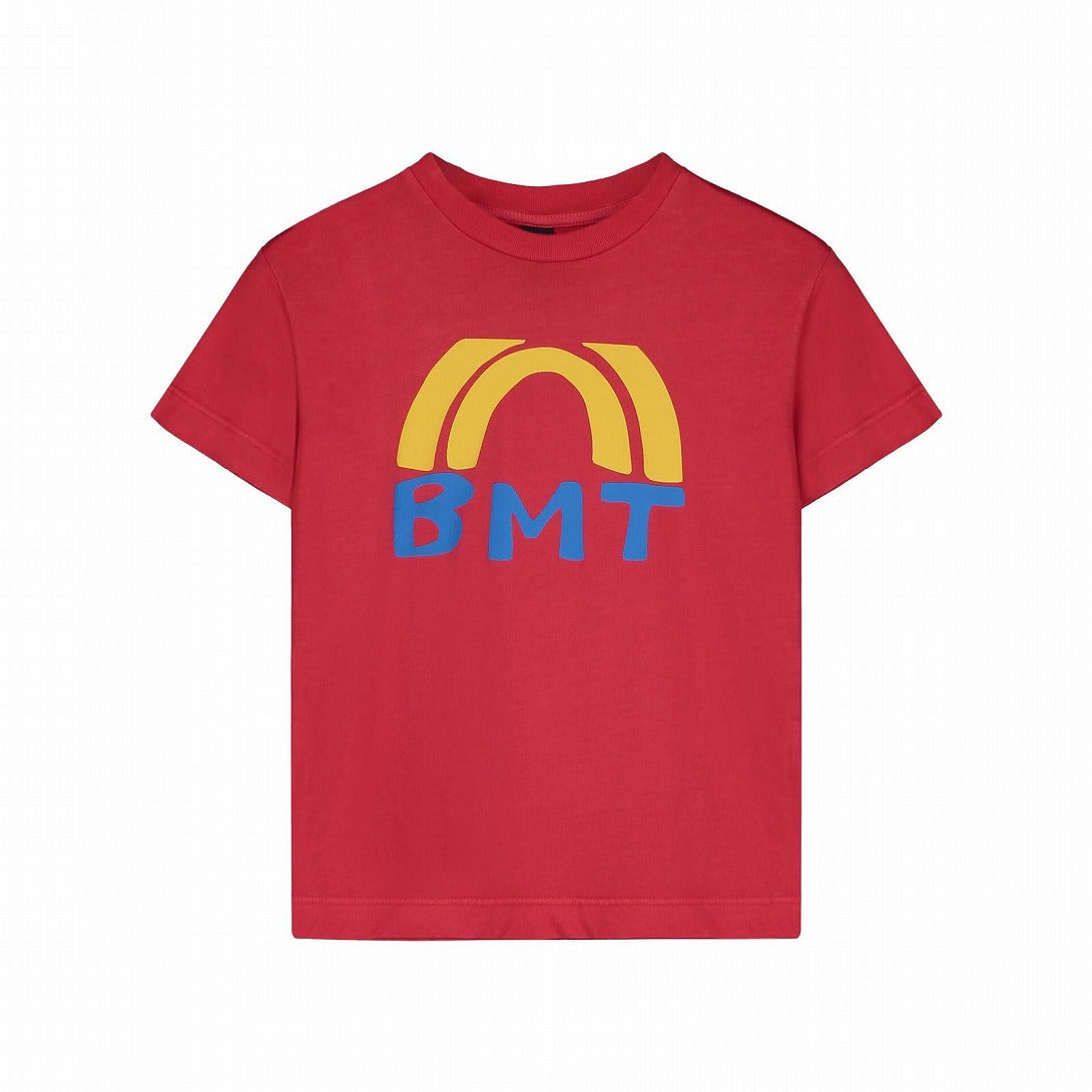 【bonmot organic】【30%OFF】T-shirt bmt rainbow Red Tシャツ 12-18m,18-24m,2-3Y,3-4Y,4-5Y  | Coucoubebe/ククベベ