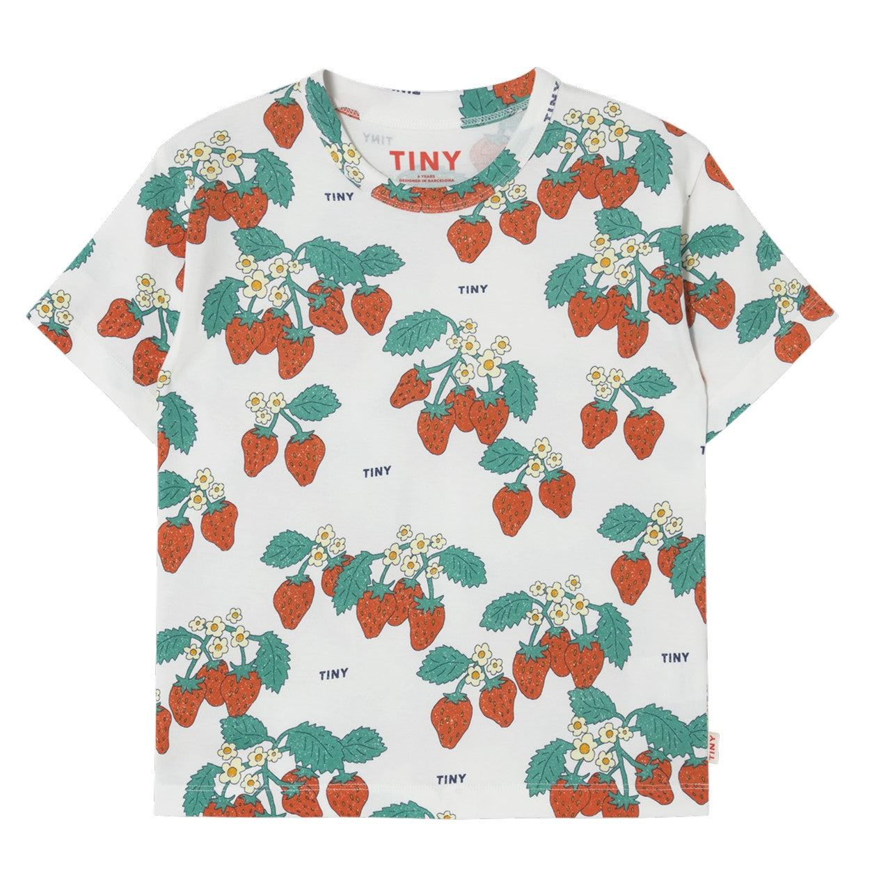 【tinycottons】STRAWBERRIES TEE off-white Tシャツ 2y,3y,4y  | Coucoubebe/ククベベ