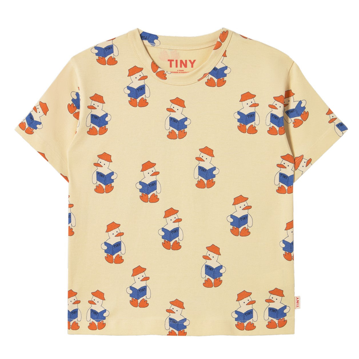 【tinycottons】READERS TEE vanilla Tシャツ 2y,3y,4y  | Coucoubebe/ククベベ