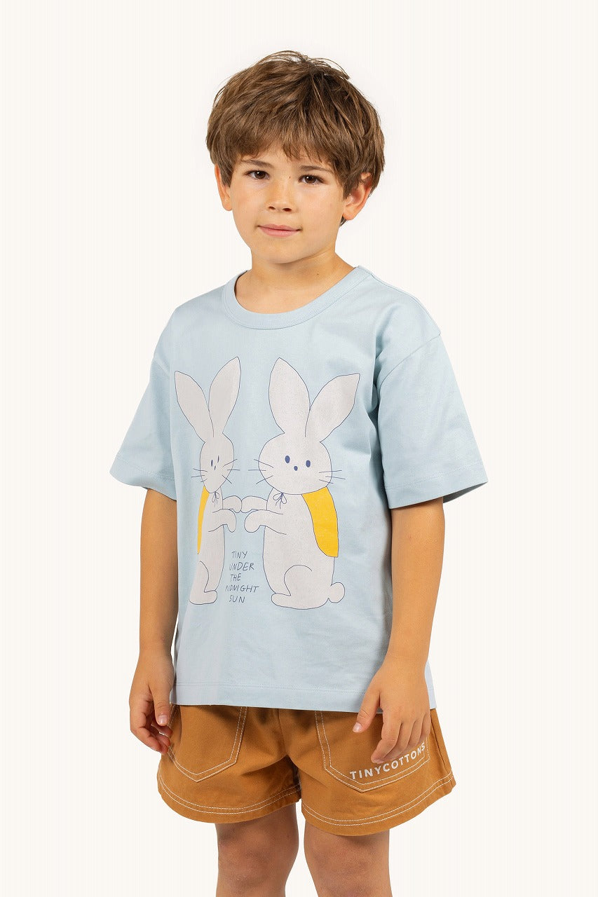 【tinycottons】BUNNIES GRAPHIC TEE warm grey Tシャツ 2y,3y,4y  | Coucoubebe/ククベベ