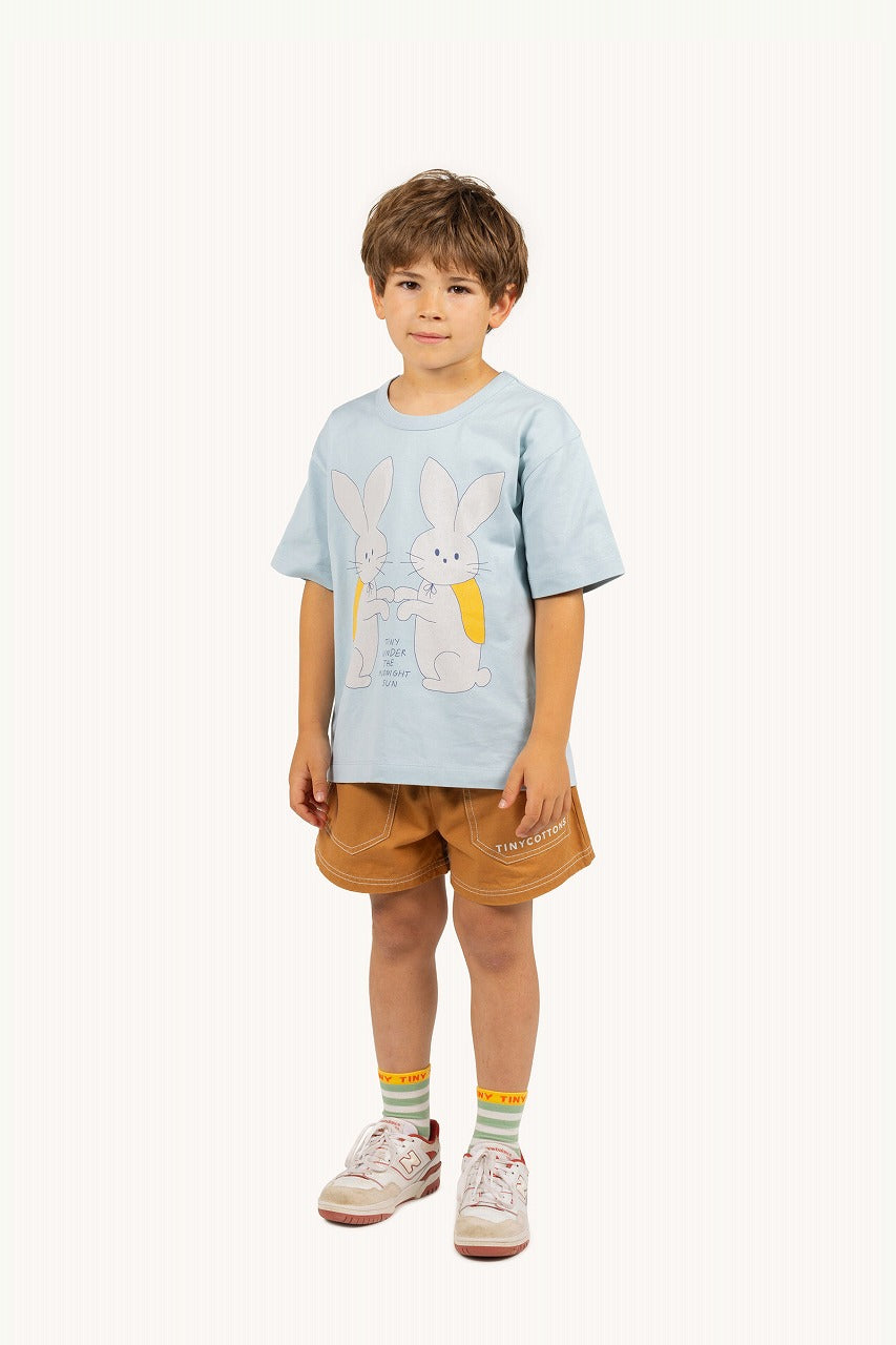 【tinycottons】BUNNIES GRAPHIC TEE warm grey Tシャツ 2y,3y,4y  | Coucoubebe/ククベベ