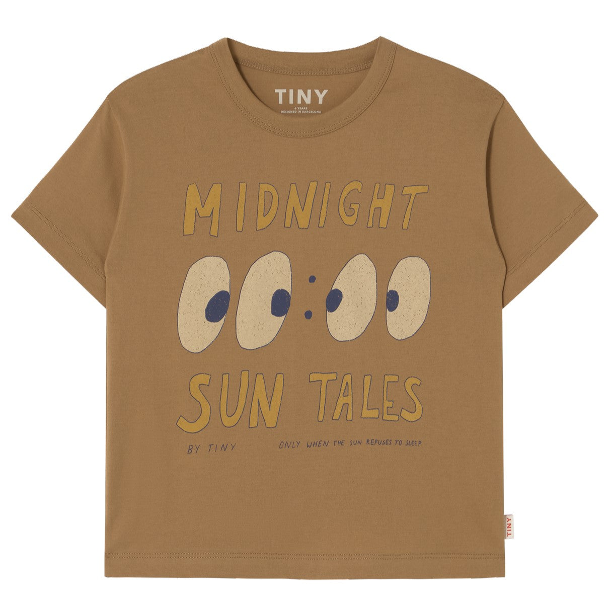 【tinycottons】MIDNIGHT GRAPHIC TEE brown Tシャツ 2y,3y,4y  | Coucoubebe/ククベベ