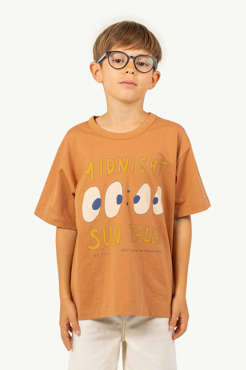 【tinycottons】MIDNIGHT GRAPHIC TEE brown Tシャツ 2y,3y,4y  | Coucoubebe/ククベベ