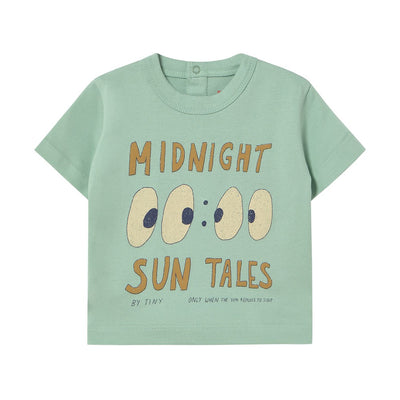 【tinycottons】MIDNIGHT GRAPHIC BABY TEE washed emerald Tシャツ 12m,18m,24m（Sub Image-1） | Coucoubebe/ククベベ